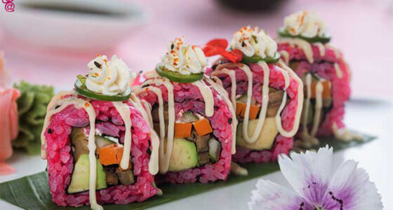 Pink Sushi Koktail party